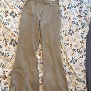 Stylish Tan Flared Pants